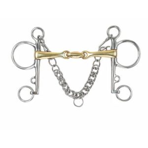 Brass Alloy Pelham with Lozenge