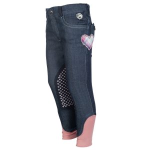 HKM Bonnie Denim Jeans with Knee Patch
