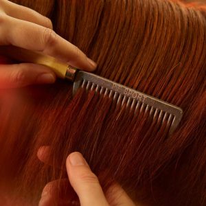 Aluminium Mane Comb with Wooden Handle