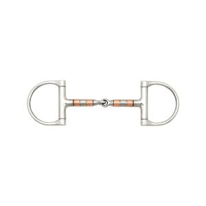 Polly Products Copper Roller D Ring Snaffle