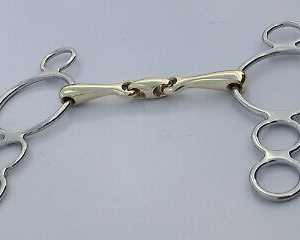 Brass Three Ring Dutch Gag Bit