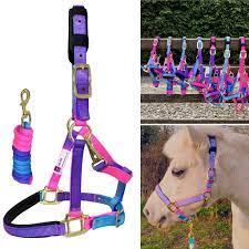 KM Elite Unicorn Headcollar & Rope Set