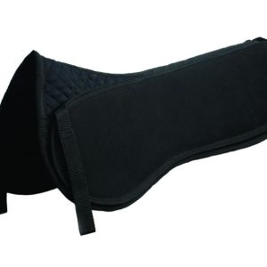 Shock absorber back pad with interchangeable pads