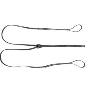 Triangle draw reins with stainless steel fittings