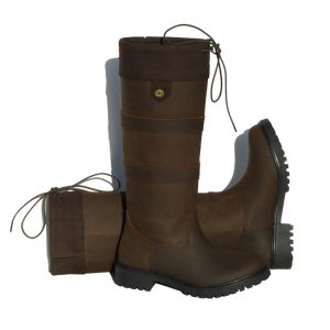 Child's leather country boots